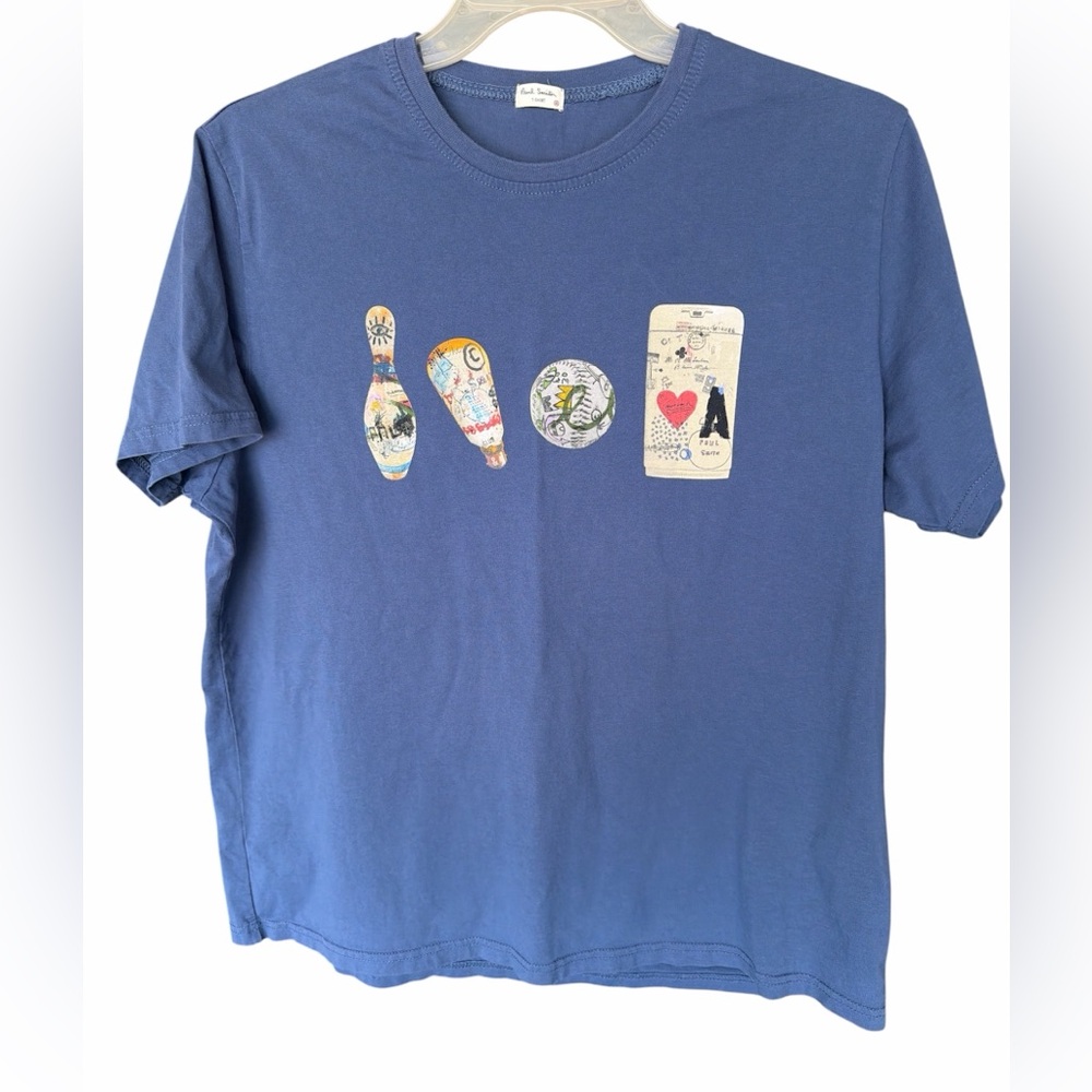 PAUL SMITH Blue Graphic Men’s Tee size xx large